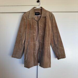 Bernardo Women's Tan Faux Suede Jacket